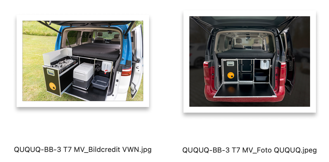 QUQUQ Campingbox für VW T7 Multivan